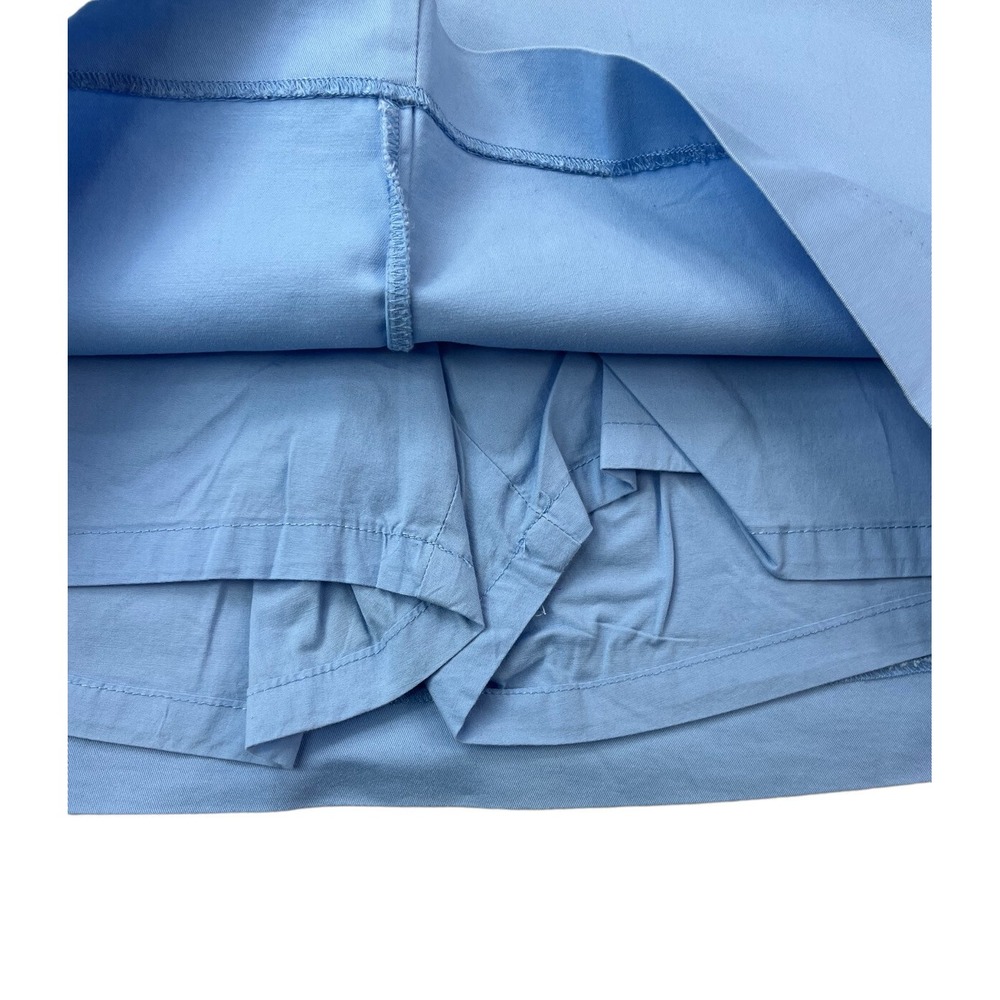 Coral Bay Women's‎ Size 12 Blue Stretch Double-Button Skirt w/Shorts Skort - Picture 3 of 12